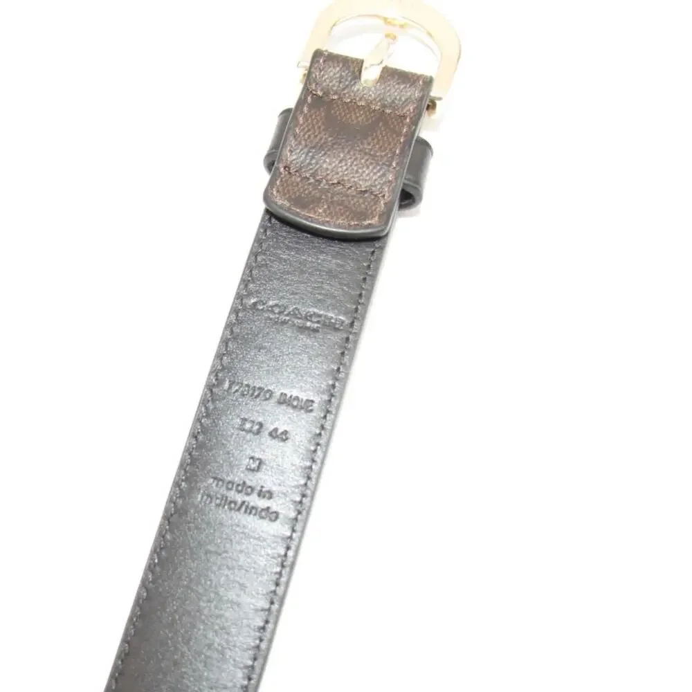 Coach Signature Canvas Classic Belt - Picture 6 of 7